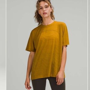 Lululemon Relaxed Fit Training Tee Gold Spice